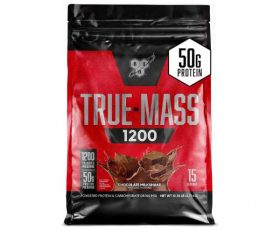 BSN TRUE-MASS Weight Gainer, Muscle Mass Gainer Protein Powder, Chocolate Milkshake, 10.38 Pound (Package May Vary)-Gym Sporti