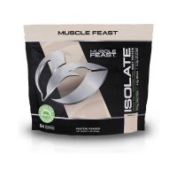Muscle Feast Isolate + Creatine Candy Bundle 1 Whey Protein Isolate (Vanilla, 5lb) + 1 Creatine Candy (Lemon Lime, 360) Premium Supplements, Vegetarian, Gluten Free-Gym Sporti
