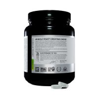Muscle Feast Isolate + Creatine Candy Bundle 1 Whey Protein Isolate (Vanilla, 5lb) + 1 Creatine Candy (Lemon Lime, 360) Premium Supplements, Vegetarian, Gluten Free-Gym Sporti
