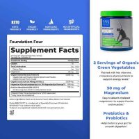 POWERLIFE Tony Horton High Impact Plant Protein Powder with 3000 MG of HMB (Vanilla - New Formula) Foundation Four Greens Drink with Pre & Pro Biotics, Essential Magnesium (Strawberry) - Gym Sporti