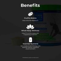 POWERLIFE Tony Horton High Impact Plant Protein Powder with 3000 MG of HMB (Vanilla - New Formula) Foundation Four Greens Drink with Pre & Pro Biotics, Essential Magnesium (Strawberry) - Gym Sporti