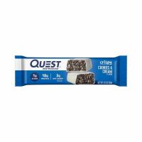 Quest Nutrition Crispy Cookies & Cream Hero Protein Bar, 18g Protein, 1g Sugar, 3g Net Carb, Gluten Free, Keto Friendly, 12 Count Gym sporti (1)