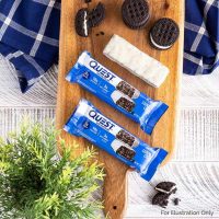 Quest Nutrition Crispy Cookies & Cream Hero Protein Bar, 18g Protein, 1g Sugar, 3g Net Carb, Gluten Free, Keto Friendly, 12 Count Gym sporti (1)