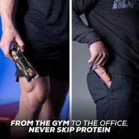 REDCON1 MRE Protein Bar, Crunchy Peanut Butter Cup - Contains MCT Oil + 20g of Whole Food Protein - Easily Digestible, Macro Balanced Low Sugar Meal Replacement Bar (12 Bars) gym sporti