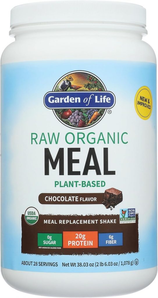 GARDEN OF LIFE Organic Raw Meal Chocolate Gym Sporti