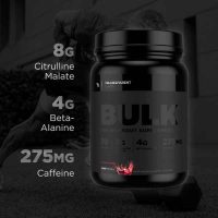Transparent Labs Bulk Black Pre-Workout boosts strength, endurance, and focus with a powerful blend of ingredients. Experience energy and muscle pumps!