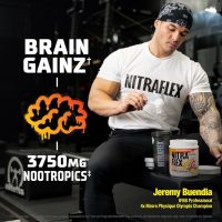 Nitraflex KAOS Stimulant Free Pre-Workout enhances focus, endurance, and muscle pumps with a caffeine-free formula for intense workouts.