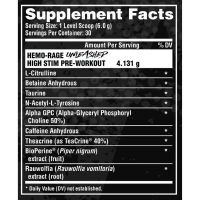 Nutrex Research Hemo-Rage Extreme High Stim Pre Workout Powder delivers insane energy, focus, endurance, and pumps for intense workouts.
