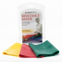 THERABAND Resistance Band Set for Upper & Lower Body offers versatile, color-coded bands for conditioning, rehab, and at-home workouts.
