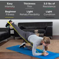 THERABAND Resistance Band Set for Upper & Lower Body offers versatile, color-coded bands for conditioning, rehab, and at-home workouts.