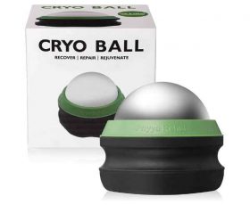 Massage Ice Roller Ball combines cold therapy with deep tissue massage for fast relief from sore muscles, tension, and plantar fasciitis.