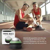 Massage Ice Roller Ball combines cold therapy with deep tissue massage for fast relief from sore muscles, tension, and plantar fasciitis.